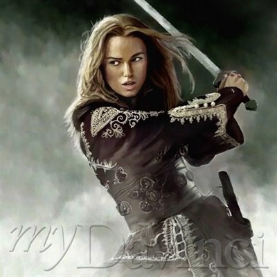 Keira Knightley Oil Painting Giclee - myDaVinci